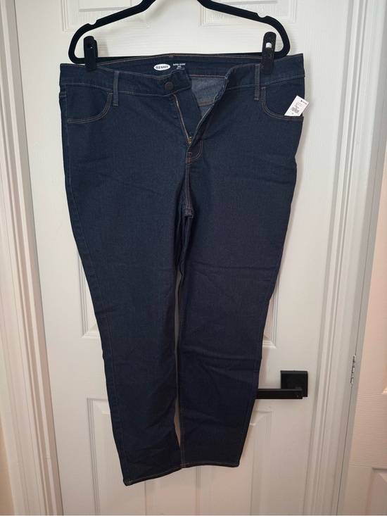 Old Navy Denim - NWT Old Navy Women’s Super Skinny Ankle Mid-Ride Jeans in Dark Blue